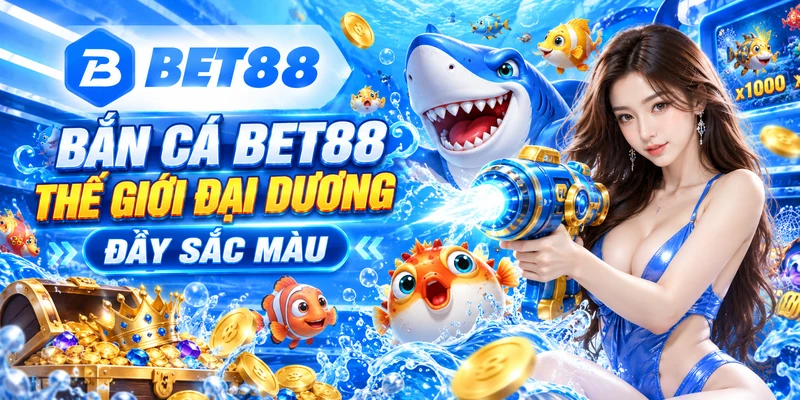 Bắn Cá BET88 – Thế Giới Đại Dương Đầy Sắc Màu